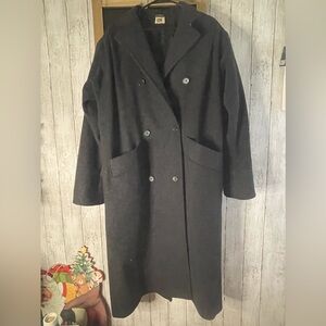 Vintage Womens Central Park International CPI Brand Pure New Wool Coat Size 12